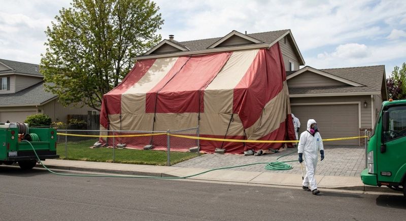 Termite Tenting in Coeur D Alene, ID
